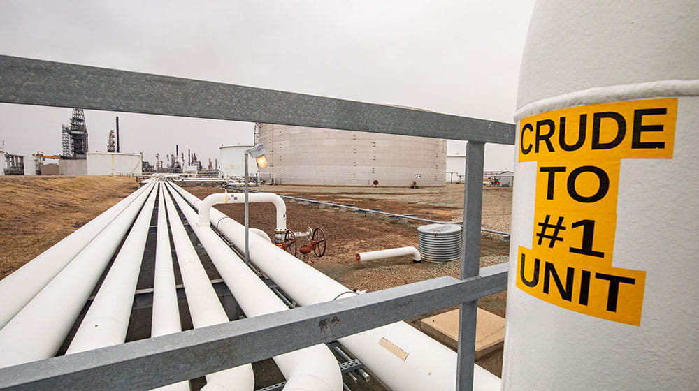 Crude oil pipeline